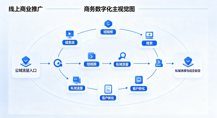 单县线上商业推广怎么做？全域流量闭环搭建与低成本转化实战指南